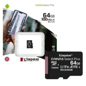 Micro SD 64GB Kingston Canvas select PLUS klasa 10