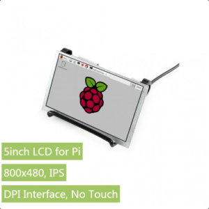 Ekran 5 inča, DPI, za Raspberry Pi (LCD displej 5”), 800×480, GPIO konekcija
