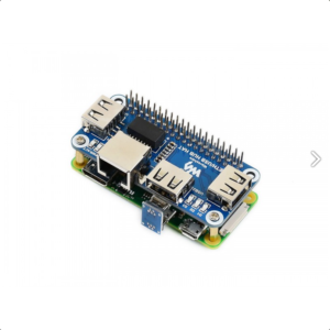 Raspberry Pi HAT, Ethernet / USB HUB, 1x RJ45, 3x USB