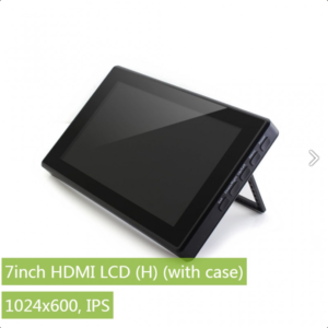 Ekran 7 inča (H), HDMI, univerzalni, 1024×600, osetljiv na dodir, kućište, LCD displej 7”