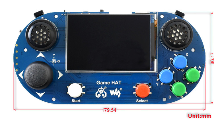 Igračka mini konzola za Raspberry Pi, game HAT, 3.5 inča displej - Slika 9