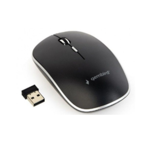 Bežični miš 2.4GHz optički USB 800-1600 dpi, crno-beli