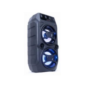 Bluetooth zvučnik 2x5W, crni, karaoke, LED svetlo