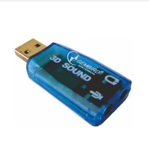 Zvučna karta USB, plava