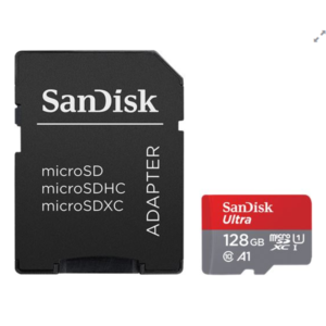 Micro SD 128GB SanDisk Ultra + adapter