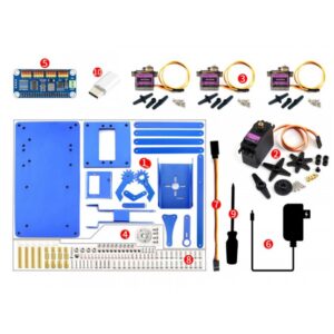 4-DOF Metal Robot Arm Kit za Raspberry Pi, Bluetooth / WiFi