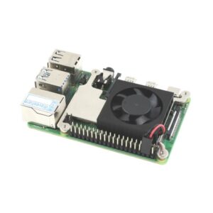 Ventilator za Raspberry Pi 4B/3B+/3B sa aluminijumskim nosačem, GPIO adapter