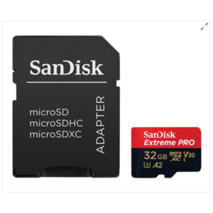 MICRO SD 32GB SanDisk Extreme Pro + SD adapter