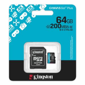 MICRO SD 64GB KINGSTON + SD adapter SDCG4/64GB