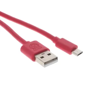 Micro USB kabl 1m, crveni, Raspberry Pi original