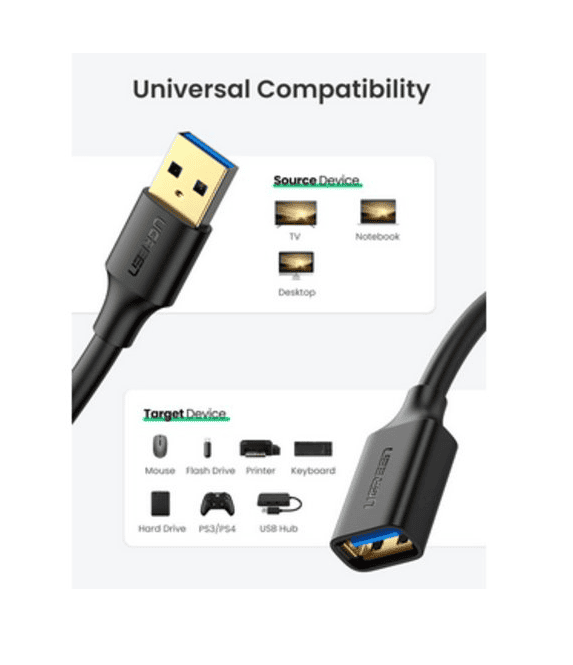 USB 3.0, produžni kabl, m/ž, 50cm - Slika 4