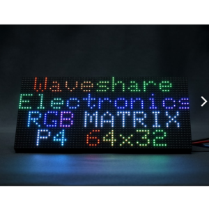 RGB full color LED Matrix Panel, 4mm Pitch, 64×32 piksela, podesiva osvetljenost, 256×128 mm