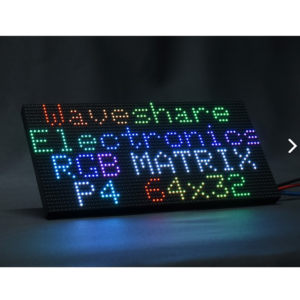 RGB full color LED Matrix Panel, 4mm Pitch, 64×32 piksela, podesiva osvetljenost, 256×128 mm