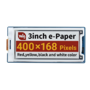 3 inča e-paper modul (G), 400 × 168, crveni, žuti, crni, beli