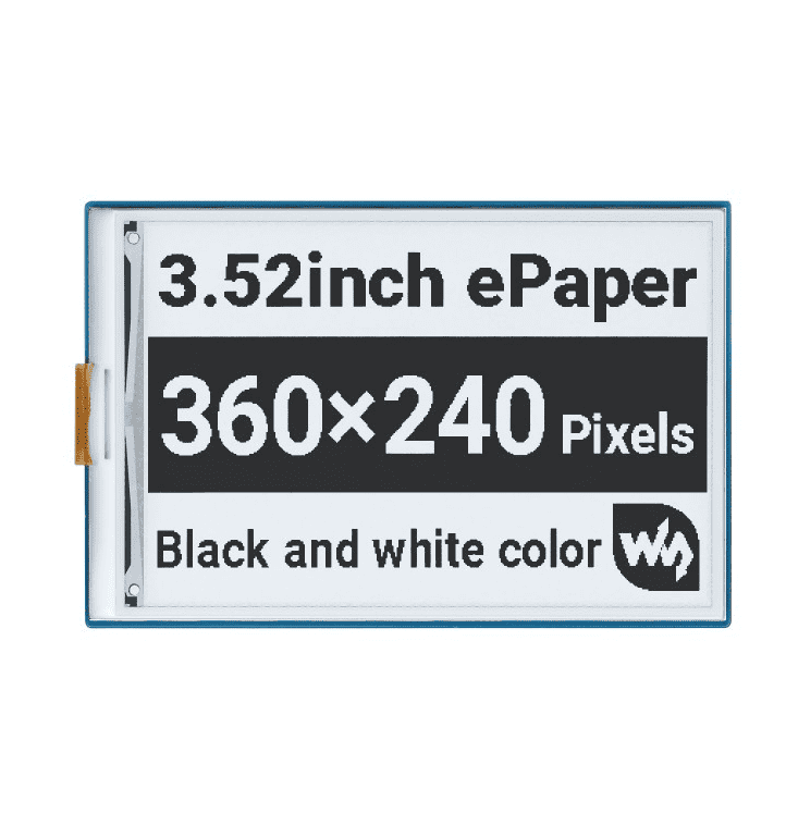 3.52 inča e-paper HAT, 360 × 240, SPI interfejs - malina314.com