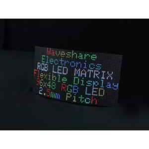 Savitljiv, RGB full-color LED matrix panel, 2.5mm Pitch, 96×48 piksela, podesiva osvetljenost, 240×120 mm