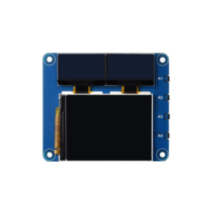 Trodelni OLED/LCD HAT za Raspberry Pi, 2 inča LCD glavni, Dual 0.96 inča plavi OLED