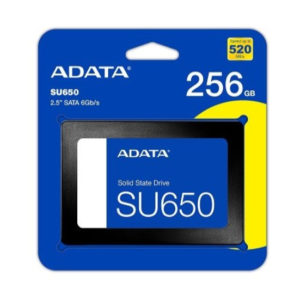 SSD 2.5 SATA3 256GB AData 520MBs/480MBs SU650SS-256GT-R