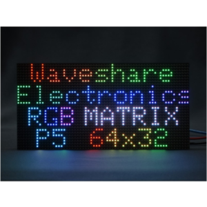 RGB full-color LED matrix panel, 5mm Pitch, 64×32 piksela, podesiva osvetljenost, 320×160 mm
