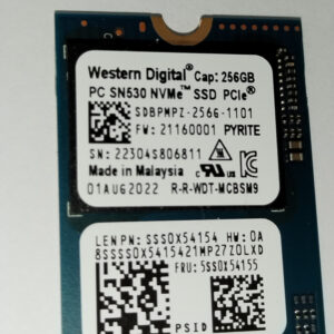 SSD M.2 NVME 256GB Western Digital PC SN530 NVme Bulk