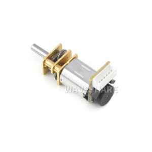 N20 DC Gear Motor, magnetni Hol enkoder, All-metal Gearbox, High precision Reduction Motor, With L-shaped 6PIN Connector