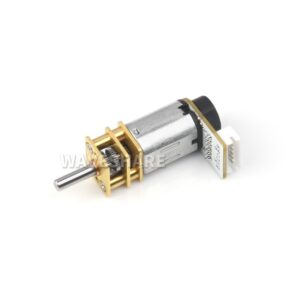 N20 DC Gear Motor, magnetni Hol enkoder, All-metal Gearbox, High precision Reduction Motor, With L-shaped 6PIN Connector