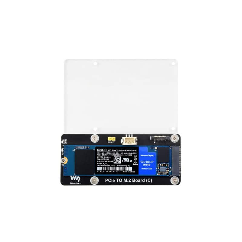PCIe na M.2 Adapter (C) za Raspberry Pi 5, NVMe M.2 - Slika 6