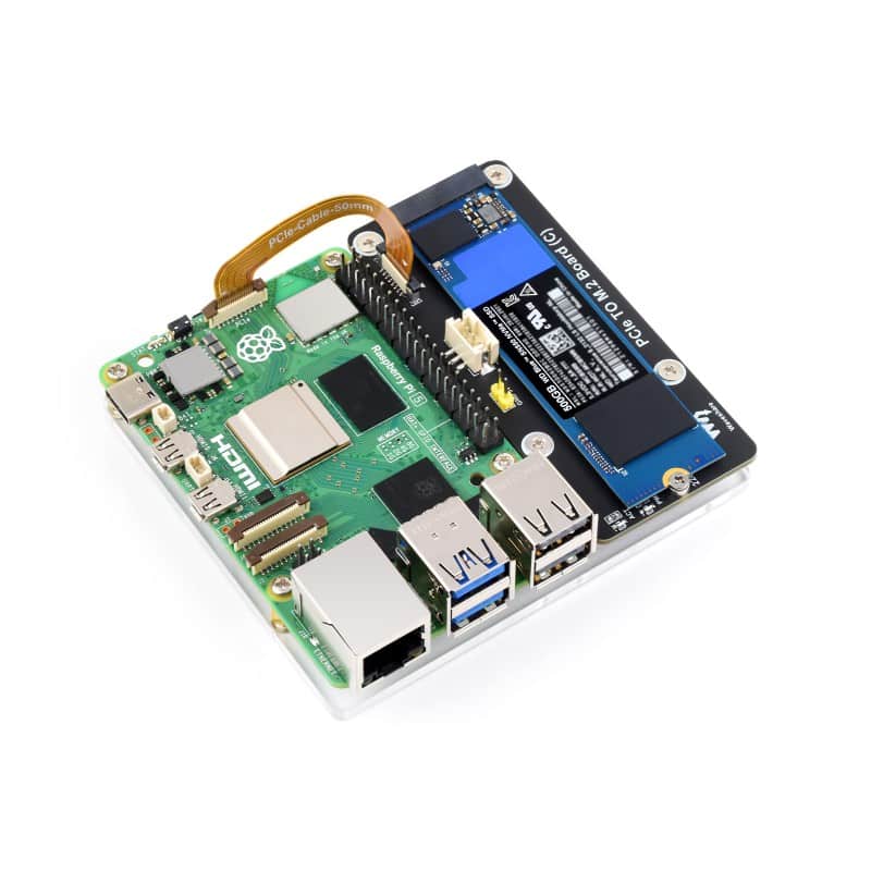 PCIe na M.2 Adapter (C) za Raspberry Pi 5, NVMe M.2 - Slika 7