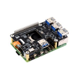 PCIe na USB 3.2 Gen1 HAT/HUB za Raspberry Pi 5, 4x High Speed USB, driver-free, plug & play, HAT + Standard