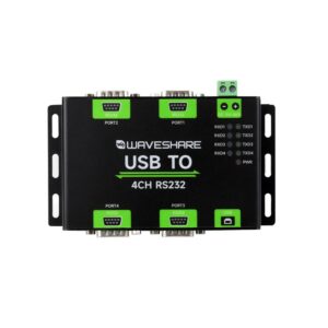 Industrijski izolovani USB na 4-Ch RS232 (M) konverter, USB To Serial Adapter, FT4232HL čip, Mac / Linux / Android / Windows