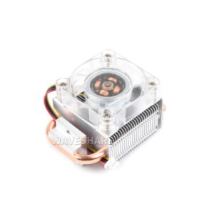 ICE Tower CPU Cooling Fan za Raspberry Pi 5, bakar, sa RGB LED osvetljenjem