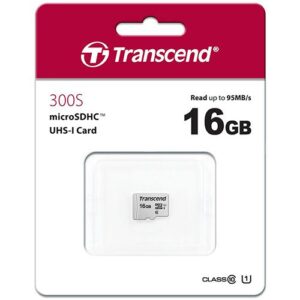 Transcend Micro SD 16 GB, Class 10 U1