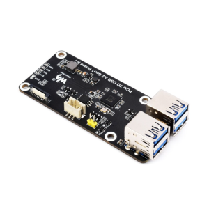 PCIe na 4-Ch USB3.2 Gen1 HAT (C) za Raspberry Pi 5, do 5Gbps brzine, Driver-Free, Raspberry Pi 5 PCIe Adapter