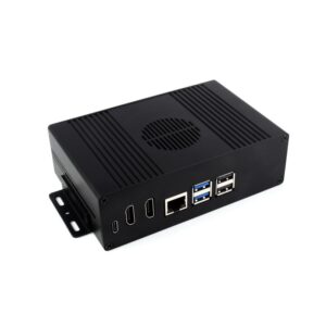 Kućište za Raspberry Pi 5, Aluminijum, M.2 SSD konektor, full HDMI x2