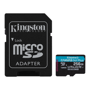 MICRO SD 256GB KINGSTON + SD adapter SDCG3/256GB