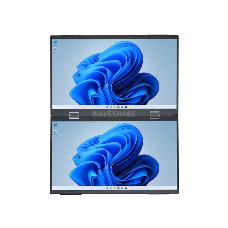 Dupli ekran 15.6 inča, portabl, Dual-1080p HD, Foldable, Gravity Sensor, Hi-Fi Speaker - Slika 3