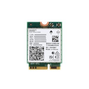 Wireless BE200 NIC, Gigabit Tri-Band Wi-Fi 7, 802.11ac/be/ax Standard, Bluetooth 5.4
