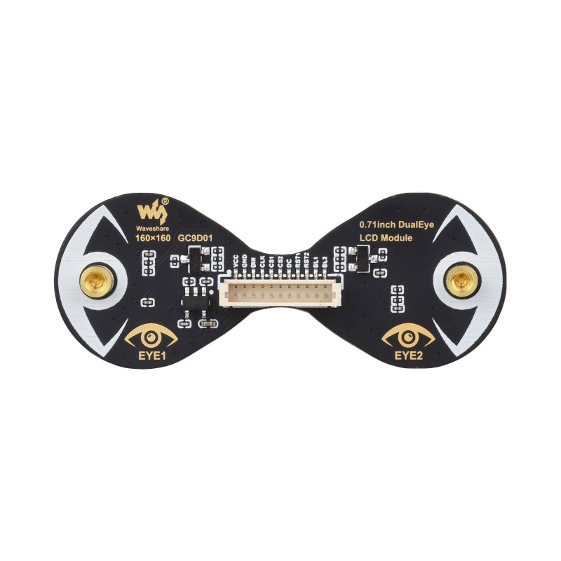 0.71 inča, "kao oči" LCD displej, 160×160, SPI - Slika 3
