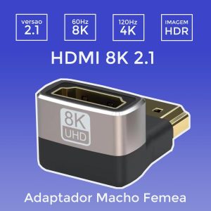 8K HA-K908 HDMI adapter ugaoni 90°