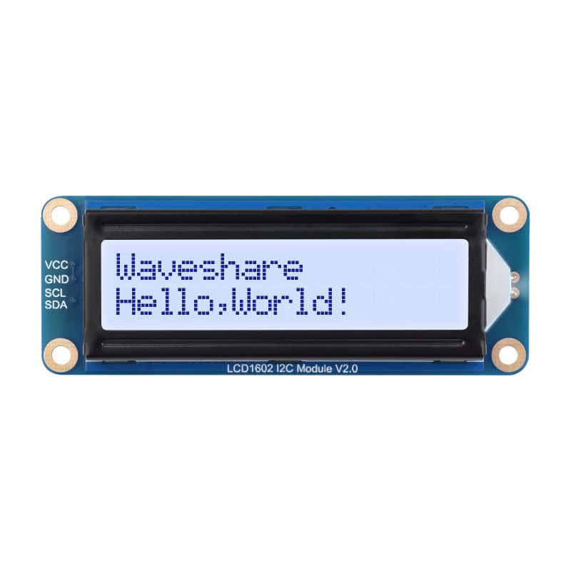 LCD1602 I2C Modul - sivi, 32 karaktera LCD, 3.3V/5V, podesivo osvetljenjele