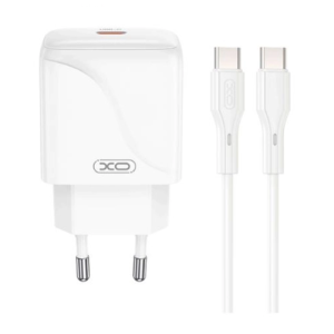 XO Home Charger L141 20W White + Type C Cable