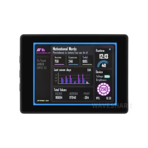 ESP32-S3 2.41 inč AMOLED Touch, 600×450, LX7 Dual-core, Accelerometer, Gyroscope, kućište