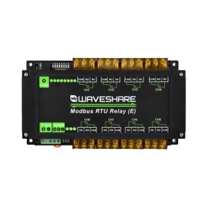 Modbus RTU 8-ch rele modul (E) sa RS485, 30A, izolovan, sa zaštitama, Rail-mount