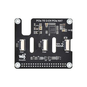 2-kanalni PCIe FFC Adapter za Raspberry Pi 5, podrška za više PCIe HATova