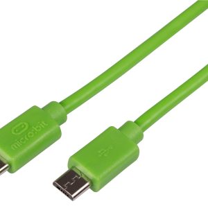 Tip C na micro usb kabl, 30cm, Micro:bit, zeleni