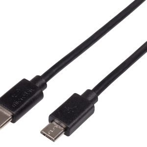 Tip C na micro usb kabl, 30cm, Micro:bit, crni