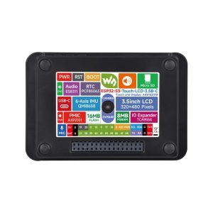 ESP32-S3 sa 3.5 inča Touch ekranom, kućište, kamera, 320×480, Wi-Fi / BT 5, zvučnik