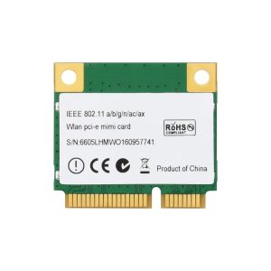 Wireless MINIPCIE AX200 NIC, Gigabit Dual-Band Wi-Fi 6, 802.11AX, Bluetooth 5.2