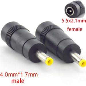 NPC-5.5×2.5mm 4.0×1.7mm Yellow DC to DC 20V Connector (G)