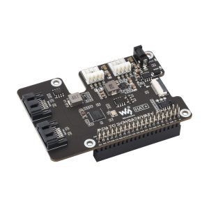 PCIe na 2-Ch SATA Adapter za Raspberry Pi 5, SATA HDD, Dual LED, EEPROM, HAT+